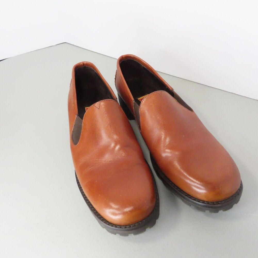 Cole Haan Tan Brown Leather Loafers Womens Size 8B Slip On Comfort Shoes